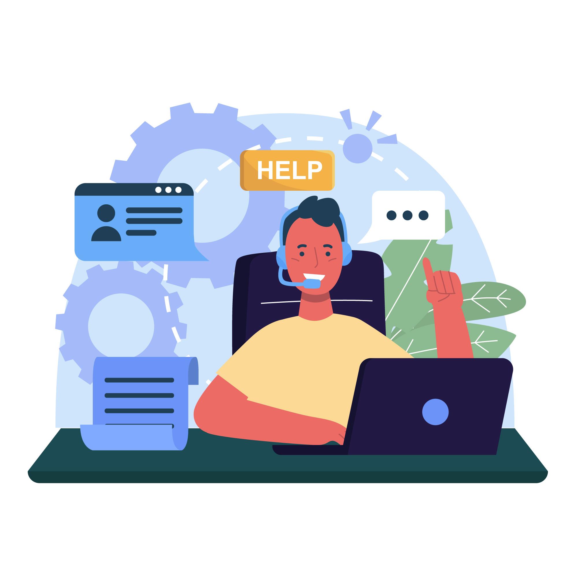 Technology Support illustration